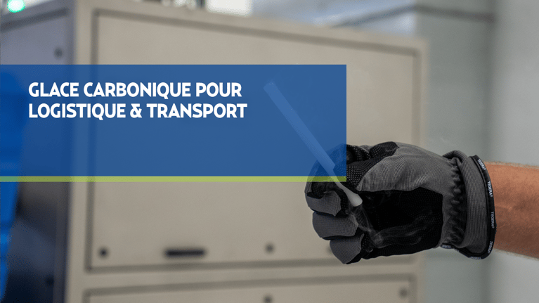 Glace carbonique pour logistique & transport